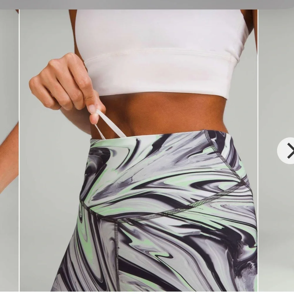 Lululemon Base Pace High-Rise Short 8" Paint Glide Warp Multi - Picture 6 of 13